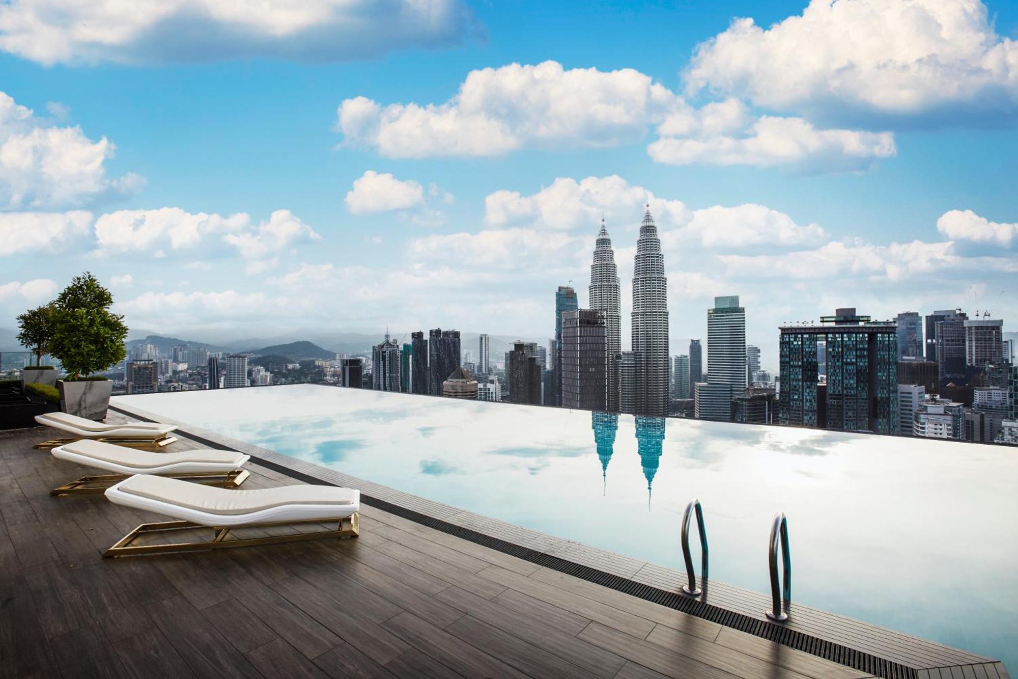 The Face Style Hotel 쿠알라룸푸르 외부 사진 Sky Pool